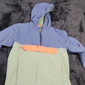 Lake & Trail Brand. Kids Colorblock Hooded Windbreaker. Size 10/12